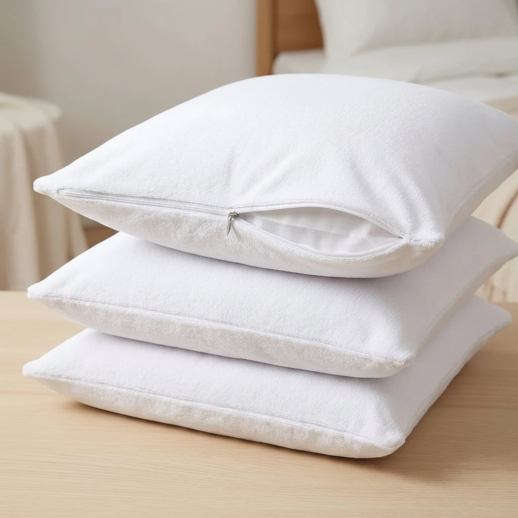 SleepShield Waterproof Pillow Protectors — Pack of 2