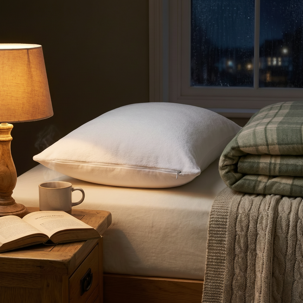 SleepShield Waterproof Pillow Protectors — Pack of 2