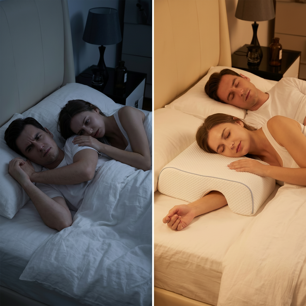 CuddleRest Couples Pillow