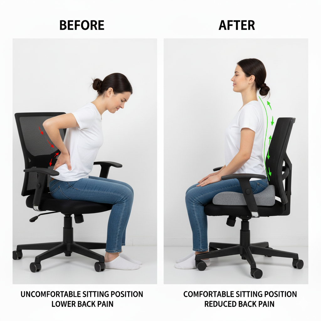 Pressure Relief Comfort Seat Cushion