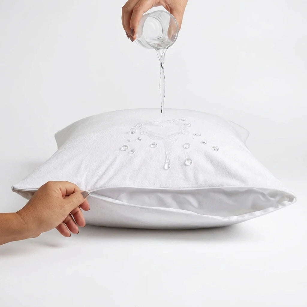 SleepShield Waterproof Pillow Protectors — Pack of 2
